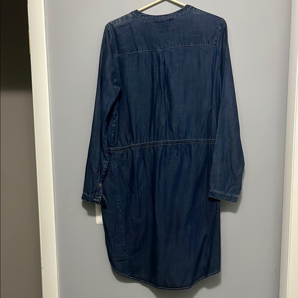 NWT Lucky Brand Blue Denim Tunic Dress - Picture 9 of 9